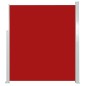 vidaXL Toldo lateral retráctil de jardín rojo 160x300 cm vidaXL Toldo lateral retráctil de jardín rojo 160x300 cm