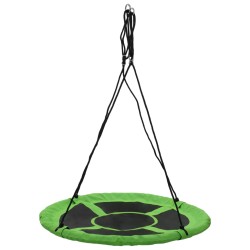 vidaXL Columpio 110 cm 100 kg verde