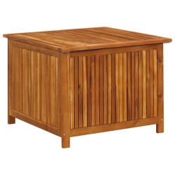 vidaXL Caja de almacenaje de jardín madera maciza acacia 75x75x58 cm