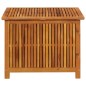 vidaXL Caja de almacenaje de jardín madera maciza acacia 75x75x58 cm vidaXL Caja de almacenaje de jardín madera maciza acacia 75x75x58 cm