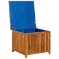 vidaXL Caja de almacenaje de jardín madera maciza acacia 75x75x58 cm vidaXL Caja de almacenaje de jardín madera maciza acacia 75x75x58 cm