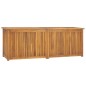 vidaXL Baúl de jardín madera maciza de teca 150x50x55 cm vidaXL Baúl de jardín madera maciza de teca 150x50x55 cm