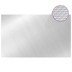 vidaXL Cubierta de piscina PE plateado 260x160 cm