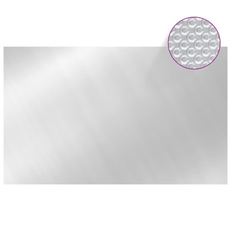 vidaXL Cubierta de piscina PE plateado 260x160 cm