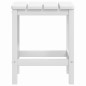 vidaXL Mesa de jardín Adirondack HDPE blanca 38x38x46 cm vidaXL Mesa de jardín Adirondack HDPE blanca 38x38x46 cm