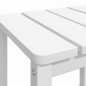 vidaXL Mesa de jardín Adirondack HDPE blanca 38x38x46 cm vidaXL Mesa de jardín Adirondack HDPE blanca 38x38x46 cm