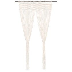 vidaXL Cortina de macramé algodón 140x240 cm