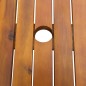 vidaXL Set de comedor de jardín 7 piezas madera maciza de acacia