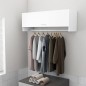 vidaXL Armario de madera contrachapada blanco 100x32,5x35 cm vidaXL Armario de madera contrachapada blanco 100x32,5x35 cm