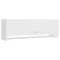 vidaXL Armario de madera contrachapada blanco 100x32,5x35 cm vidaXL Armario de madera contrachapada blanco 100x32,5x35 cm