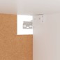 vidaXL Armario de madera contrachapada blanco 100x32,5x35 cm vidaXL Armario de madera contrachapada blanco 100x32,5x35 cm