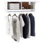 vidaXL Armario de madera contrachapada blanco 100x32,5x35 cm vidaXL Armario de madera contrachapada blanco 100x32,5x35 cm