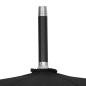 vidaXL Paraguas automático negro 105 cm vidaXL Paraguas automático negro 105 cm