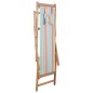 vidaXL Silla de playa plegable de tela y estructura madera multicolor vidaXL Silla de playa plegable de tela y estructura madera multicolor