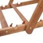 vidaXL Silla de playa plegable de tela y estructura madera multicolor vidaXL Silla de playa plegable de tela y estructura madera multicolor