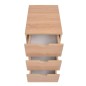 vidaXL Cajonera de madera 33x45x60 cm color roble vidaXL Cajonera de madera 33x45x60 cm color roble