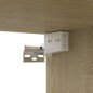 vidaXL Mueble para TV madera contrachapada color roble 100x30x30 cm