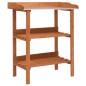vidaXL Soporte para plantas de madera de abeto 76x37x89 cm