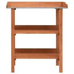 vidaXL Soporte para plantas de madera de abeto 76x37x89 cm