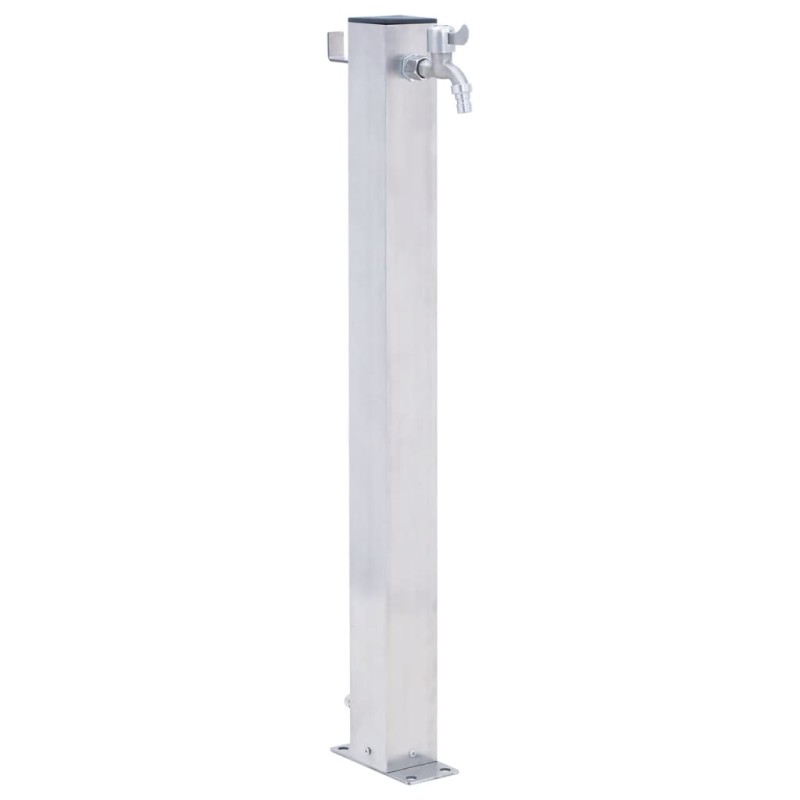 vidaXL Fuente de agua para jardín acero inoxidable cuadrada 40 cm vidaXL Fuente de agua para jardín acero inoxidable cuadrada 40 cm