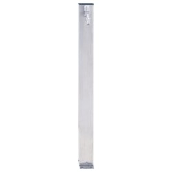 vidaXL Fuente de agua para jardín acero inoxidable cuadrada 40 cm