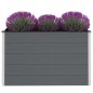 vidaXL Arriate de WPC gris 150x50x91 cm