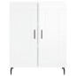 vidaXL Aparador alto madera contrachapada blanco brillo 69,5x34x180 cm vidaXL Aparador alto madera contrachapada blanco brillo 69,5x34x180 cm