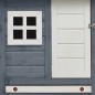 vidaXL Gallinero madera maciza de pino y abeto gris 170x81x110 cm vidaXL Gallinero madera maciza de pino y abeto gris 170x81x110 cm