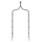 vidaXL Arcos de jardín 2 uds acero negro 120x38x260 cm vidaXL Arcos de jardín 2 uds acero negro 120x38x260 cm