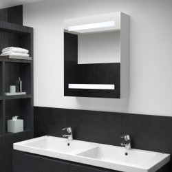 vidaXL Mueble de baño con espejo LED 50x13,5x60 cm