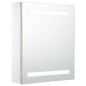 vidaXL Mueble de baño con espejo LED 50x13,5x60 cm