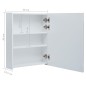 vidaXL Mueble de baño con espejo LED 50x13,5x60 cm