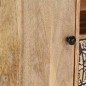 vidaXL Mueble de TV de madera maciza de mango 140x30x40 cm
