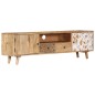 vidaXL Mueble de TV de madera maciza de mango 140x30x40 cm