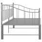 vidaXL Estructura de sofá cama extraíble de metal gris 90x200 cm vidaXL Estructura de sofá cama extraíble de metal gris 90x200 cm