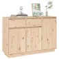 vidaXL Aparador de madera maciza de pino 110x34x75 cm vidaXL Aparador de madera maciza de pino 110x34x75 cm
