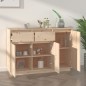 vidaXL Aparador de madera maciza de pino 110x34x75 cm vidaXL Aparador de madera maciza de pino 110x34x75 cm