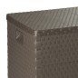 vidaXL Caja de almacenamiento de jardín marrón ratán PP 120x56x63 cm vidaXL Caja de almacenamiento de jardín marrón ratán PP 120x56x63 cm