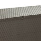 vidaXL Caja de almacenamiento de jardín marrón ratán PP 120x56x63 cm vidaXL Caja de almacenamiento de jardín marrón ratán PP 120x56x63 cm