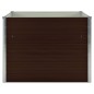 vidaXL Mesa de cultivo de acero galvanizado marrón 100x100x77 cm vidaXL Mesa de cultivo de acero galvanizado marrón 100x100x77 cm