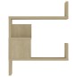 vidaXL Estante esquina pared 2uds contrachapado color roble 40x40x50cm vidaXL Estante esquina pared 2uds contrachapado color roble 40x40x50cm