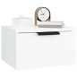 vidaXL Mesitas de noche de pared 2 uds blanco 34x30x20 cm vidaXL Mesitas de noche de pared 2 uds blanco 34x30x20 cm