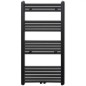 vidaXL Radiador toallero de baño recto negro 600 x 1160 mm vidaXL Radiador toallero de baño recto negro 600 x 1160 mm