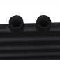 vidaXL Radiador toallero de baño recto negro 600 x 1160 mm vidaXL Radiador toallero de baño recto negro 600 x 1160 mm