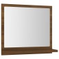 vidaXL Espejo de baño madera contrachapada marrón roble 40x10,5x37 cm vidaXL Espejo de baño madera contrachapada marrón roble 40x10,5x37 cm