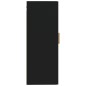 vidaXL Armario de pared madera contrachapada negro 35x34x90 cm vidaXL Armario de pared madera contrachapada negro 35x34x90 cm