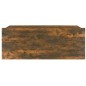vidaXL Mesita de noche flotante madera roble ahumado 40x30x15 cm vidaXL Mesita de noche flotante madera roble ahumado 40x30x15 cm