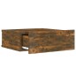 vidaXL Mesita de noche flotante madera roble ahumado 40x30x15 cm vidaXL Mesita de noche flotante madera roble ahumado 40x30x15 cm