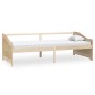 vidaXL Sofá cama 3 plazas de madera maciza de pino 90x200 cm vidaXL Sofá cama 3 plazas de madera maciza de pino 90x200 cm
