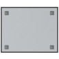 vidaXL Pizarra magnética de pared vidrio templado negro 50x40 cm vidaXL Pizarra magnética de pared vidrio templado negro 50x40 cm